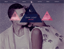 Tablet Screenshot of moredarklight.com